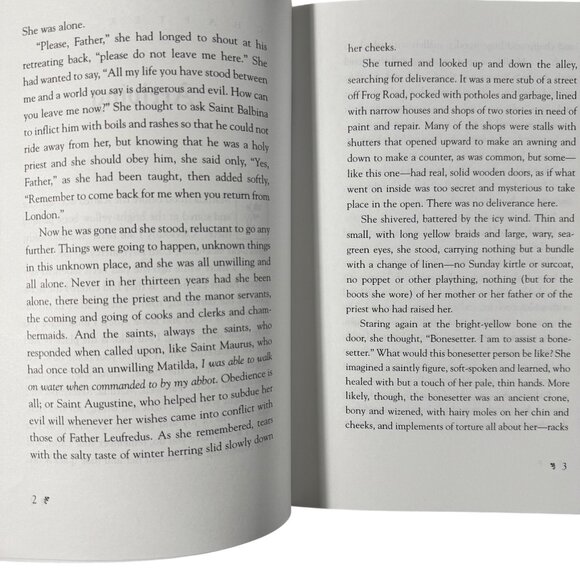 Matilda Bone Signed By Karen Cushman 2000 Uncorrected Proof CLARION SC Vintage - Picture 5 of 16